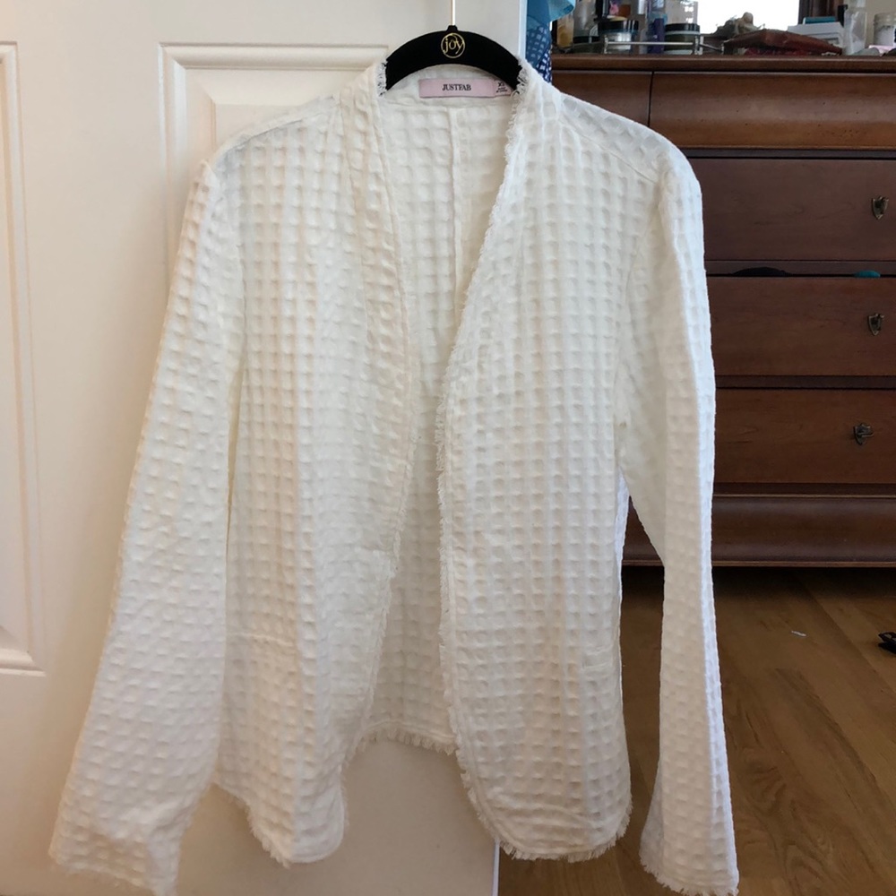 Lightweight waffle jacket